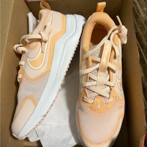 Nike Orange Shoe Box with White Label